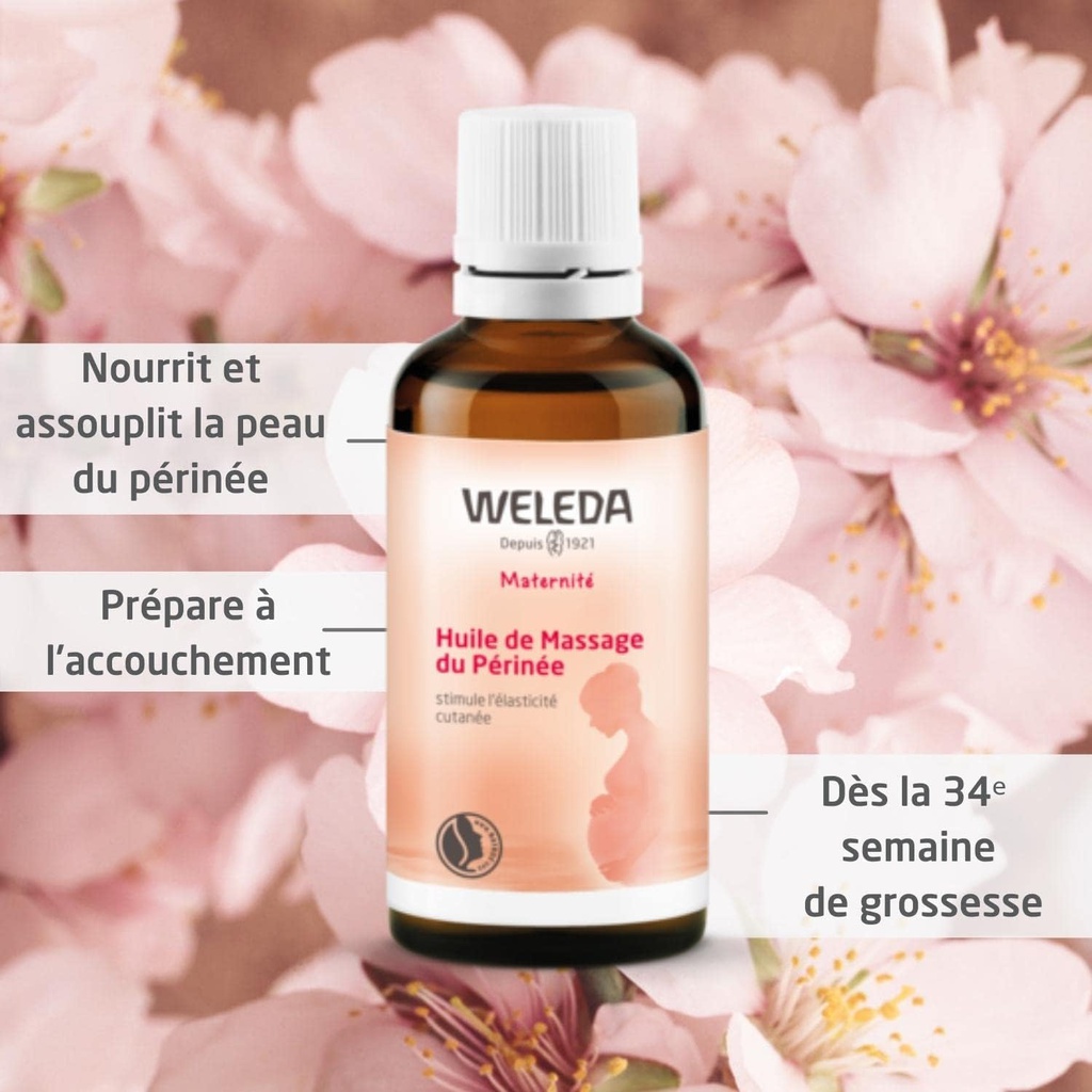 Huile de massage du périnée