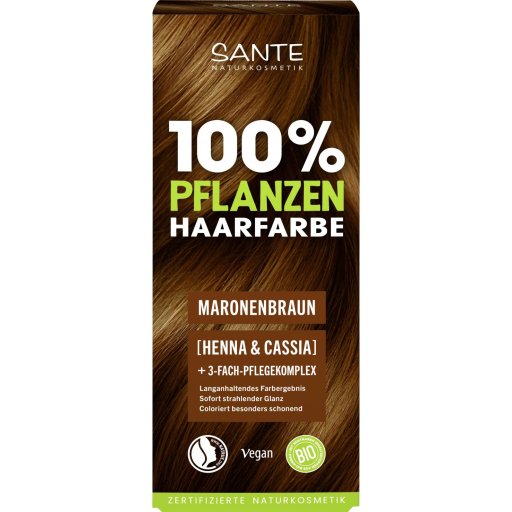 Pflanzen-Haarfarbe Maronenbraun