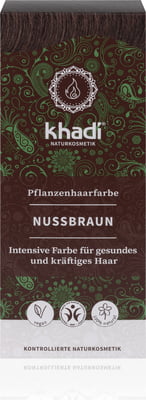 Pflanzenhaarfarbe - Nussbraun