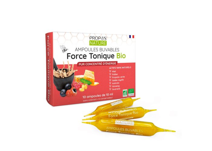 Force tonique, ampoules buvables - Bio