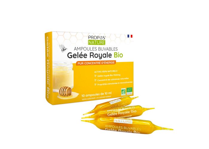 Gelée royale, ampoules buvables - bio