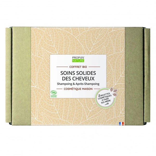 Coffret Recette, Soins solides des cheveux - Bio