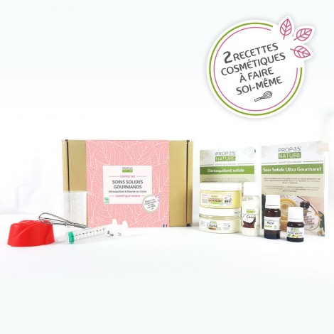 Coffret Cosmétique Maison, Soins solides gourmands - Bio