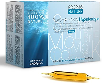 Hypertonisches Meeresplasma - Quinton Plasma (30.000ppm)