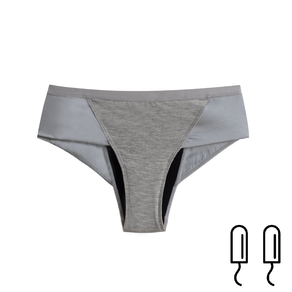 Culotte Menstruelle - Alabama - Grise - Taille L