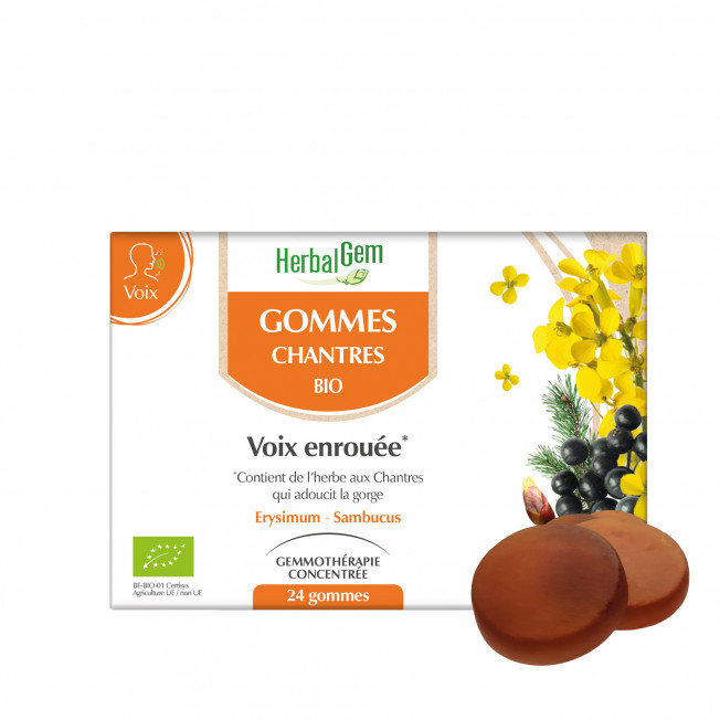 GOMMES CHANTRES BIO 1X 24 GOM