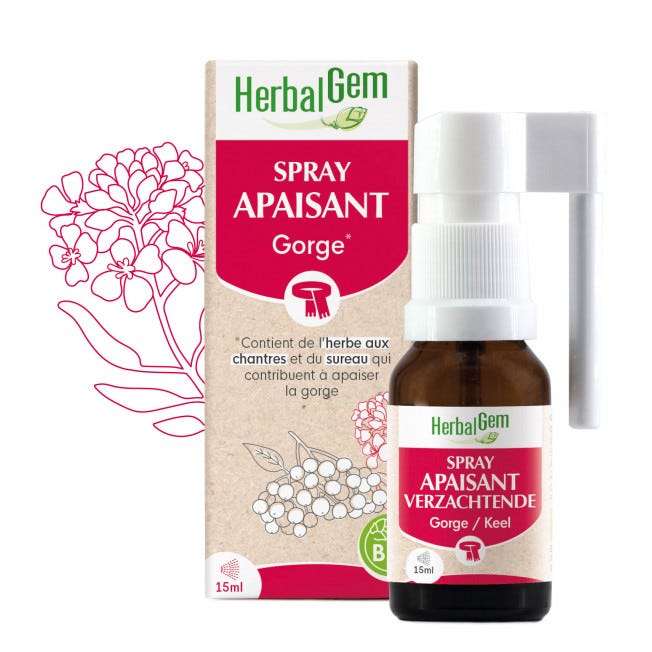 SPRAY GORGE APAISANT BIO 15ML 