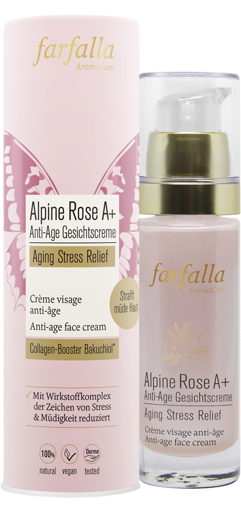 Crème Visage Anti-Âge A+ "Alpine Rose" Farfalla