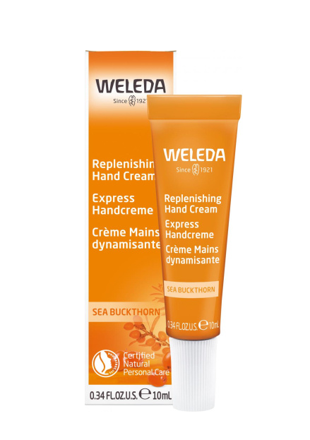 Energizing hand cream with sea buckthorn