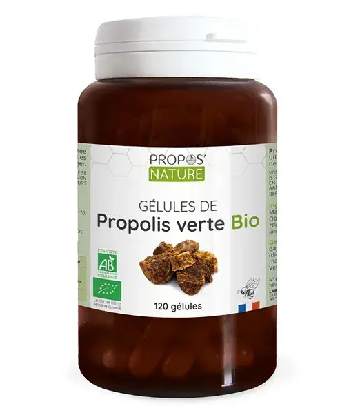 Biologische groene propolis capsules