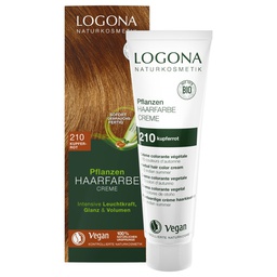 [LG061] Pflanzen Haarfarbe Creme Kupferrot 210