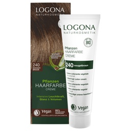 [LG064] Pflanzen Haarfarbe Creme Nougatbraun 240