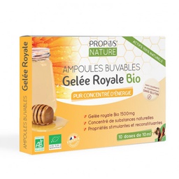 [PN020] Gelée royale, ampoules buvables - Bio