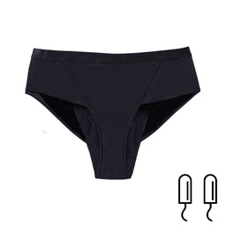 [HP004] Culotte Menstruelle - Alabama - Noire Taille L