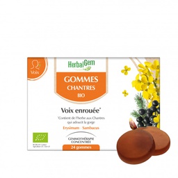 [HE593] GOMMES CHANTRES BIO 1X 24 GOM